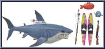 Upgrade Shark from Fortnite - Victory Royale manufactured by Hasbro [Loose]