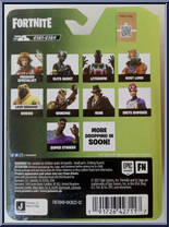 Skull Trooper (Green Glow) from Fortnite - Legendary Micro Series manufactured by Jazwares [Back]