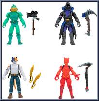 Squad 4-Pack #2 from Fortnite - Legendary Micro Series manufactured by Jazwares [Loose]
