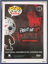 Jason Voorhees (Yellow Mask) from Friday the 13th - Pop! Vinyl Figures manufactured by Funko [Back]
