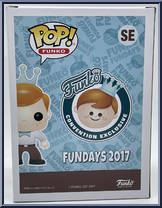 Freddy Funko (White Ranger) from Funko - Pop! Vinyl Figures manufactured by Funko [Back]
