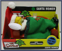 Santa Homer (Couch) from Gemmy - Simpsons manufactured by Gemmy [Front]