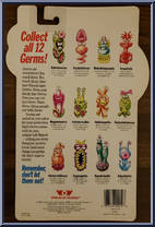 Sweatystinkiosus from Germs - Basic Series manufactured by Worlds of Wonder [Back]