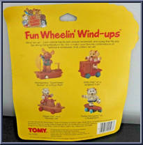 Dotty Dog from Get Along Gang - Fun Wheelin' Wind-ups manufactured by Tomy [Back]
