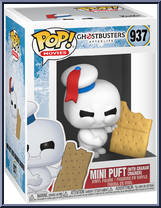 Mini Puft (with Graham Cracker) (Afterlife) from Ghostbusters - Afterlife - Pop! Vinyl Figures manufactured by Funko [Front]