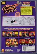 Vengeance's Steel Skeleton Cycle from Ghost Rider - Flamin' Stunt Cycles manufactured by Toy Biz [Back]