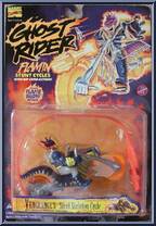 Vengeance's Steel Skeleton Cycle from Ghost Rider - Flamin' Stunt Cycles manufactured by Toy Biz [Front]