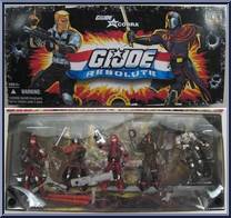Resolute Set from G.I. Joe - 25th Anniversary - Box Sets manufactured by Hasbro [Front]