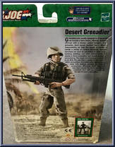Desert Grenadier from G.I. Joe - A Real American Hero - 12" Scale manufactured by Hasbro [Back]