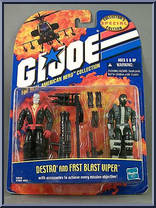Destro / Fast Blast Viper from G.I. Joe - A Real American Hero - Series 2 manufactured by Hasbro [Front]