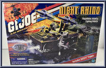 Night Rhino (with Dusty) from G.I. Joe - A Real American Hero - Basic Series manufactured by Hasbro [Front]