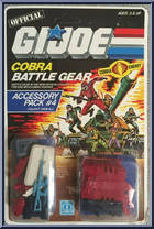 Battle Gear Accessory Pack #4 from G.I. Joe - Classic Collection - Series  5 - Accessories manufactured by Hasbro [Front]