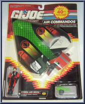 Cobra Glider (with Air Devil) from G.I. Joe - Classic Collection - Series 11 - Air Commandos manufactured by Hasbro [Front]