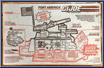Fort America from G.I. Joe - Classic Collection - Series 11 - Accessories manufactured by Hasbro [Back]