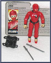 Jinx from G.I. Joe - Classic Collection - Series  6 manufactured by Hasbro [Loose]