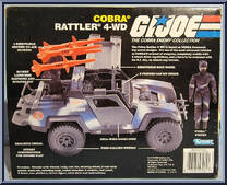 Cobra Rattler 4-WD (with Vypra) from G.I. Joe - Classic Collection - Series 15 - Accessories manufactured by Hasbro [Back]