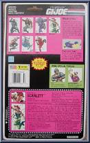 Scarlett from G.I. Joe - Classic Collection - Series 12 - Ninja Force manufactured by Hasbro [Back]