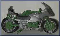 Silver Mirage Motorcycle Action Figure
