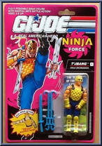 T'Jbang from G.I. Joe - Classic Collection - Series 11 - Ninja Force manufactured by Hasbro [Front]