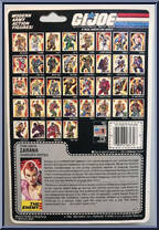 Zarana from G.I. Joe - Classic Collection - Series  5 manufactured by Hasbro [Back]