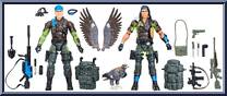 Low-Light, Spirit Iron-Knife & Nivol from G.I. Joe - Classified - Mad Marauders manufactured by Hasbro [Loose]