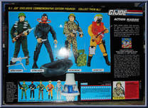 Action Marine from G.I. Joe - Commemorative Collection - Black Box manufactured by Hasbro [Back]