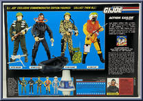 Action Sailor Navy Frogman from G.I. Joe - Commemorative Collection - Black Box manufactured by Hasbro [Back]