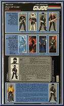 Ace from G.I. Joe - Hall of Fame - Series 3 manufactured by Hasbro [Back]