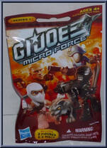 Red Ninja from G.I. Joe - Micro Force - Basic Series manufactured by Hasbro [Front]
