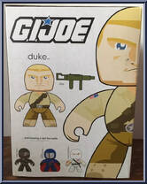 Duke from G.I. Joe - Mighty Muggs - Wave 1 manufactured by Hasbro [Back]