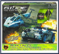 Rhino (with Rampage) from G.I. Joe - Rise of Cobra - Exclusives manufactured by Hasbro [Front]