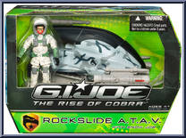 Rock Slide A.T.A.V. (with Snow Job) from G.I. Joe - Rise of Cobra - Vehicles - Alpha manufactured by Hasbro [Front]