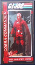 Crimson Cobra Commander from G.I. Joe - Basic Series manufactured by Sideshow [Front]