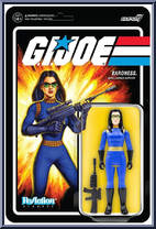 Baroness from G.I. Joe - ReAction Figures manufactured by Super7 [Front]