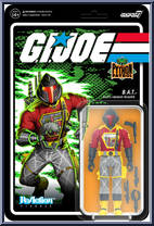 B.A.T. (Python Patrol) from G.I. Joe - ReAction Figures manufactured by Super7 [Front]
