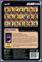 Cobra Trooper (Female) from G.I. Joe - ReAction Figures manufactured by Super7 [Back]