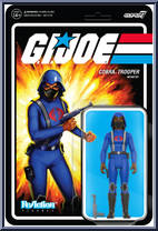 Cobra Trooper (Female) from G.I. Joe - ReAction Figures manufactured by Super7 [Front]
