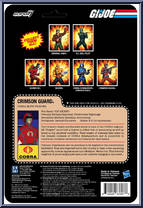 Crimson Guard from G.I. Joe - ReAction Figures manufactured by Super7 [Back]