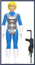 Glenda from G.I. Joe - ReAction Figures manufactured by Super7 [Loose]
