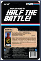 Roadblock (PSA) from G.I. Joe - ReAction Figures manufactured by Super7 [Back]