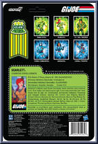 Scarlett (Glow Patrol) from G.I. Joe - ReAction Figures manufactured by Super7 [Back]
