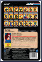 Zartan from G.I. Joe - ReAction Figures manufactured by Super7 [Back]