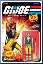 Zartan (Cold Slither) (Cartoon) from G.I. Joe - ReAction + manufactured by Super7 [Front]