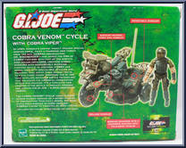 Cobra Venom Cycle (Cobra Viper) from G.I. Joe - Valor vs Venom - Vehicles manufactured by Hasbro [Back]