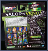 Night Creeper / Cobra Ninja Trooper from G.I. Joe - Valor vs Venom - 2-Packs manufactured by Hasbro [Back]