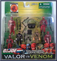 Ninja Cobra Strike Team from G.I. Joe - Valor vs Venom - Exclusives manufactured by Hasbro [Front]