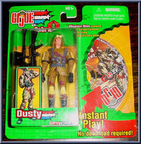 Dusty from G.I. Joe vs. Cobra - Mission Discs manufactured by Hasbro [Front]