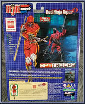 Red Ninja Viper from G.I. Joe vs. Cobra - Spy Troops - 12" Scale manufactured by Hasbro [Back]