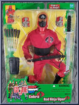 Red Ninja Viper from G.I. Joe vs. Cobra - Spy Troops - 12" Scale manufactured by Hasbro [Front]