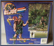 River Assault (with Gung Ho) from G.I. Joe vs. Cobra - 12" Scale Boxed manufactured by Hasbro [Back]